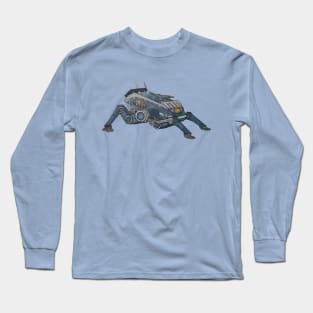 Blue Bus Mecha Long Sleeve T-Shirt